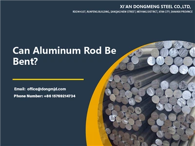 Poate fi îndoită tija de aluminiu?